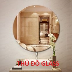 Giá gương bỉ nhà tắm hình tròn đường kính 60cm